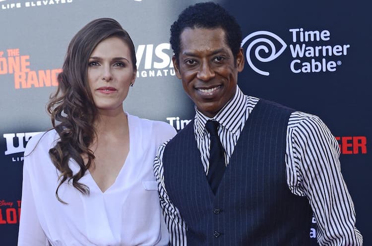 Orlando Jones with his wife Jacqueline Staph