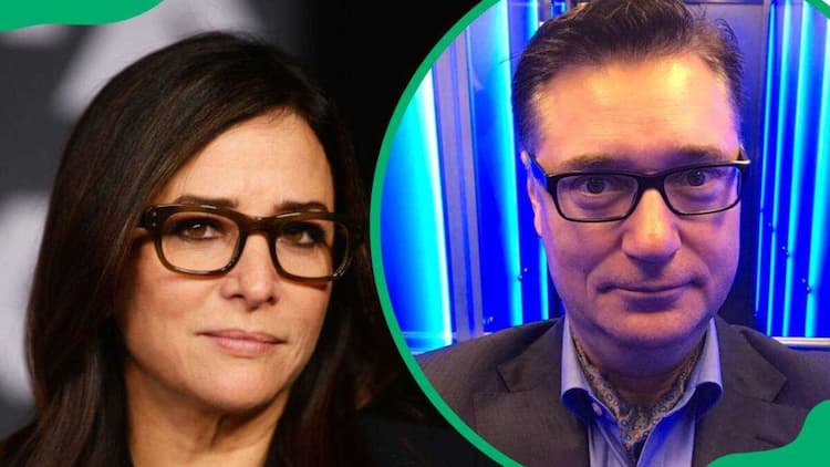 Pamela Adlon together with her ex husband Felix O. Adlon