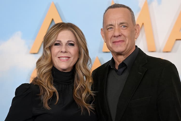 Rita Wilson together with her husband Tom Hanks 