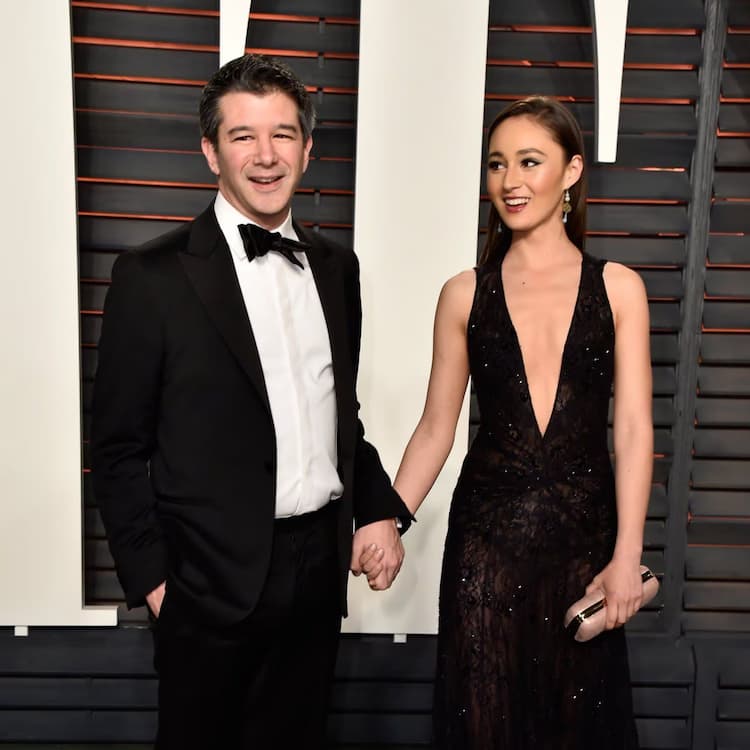 Travis Kalanick with his girlfriend Victoria's Secret model Daniela Lopez Osorio