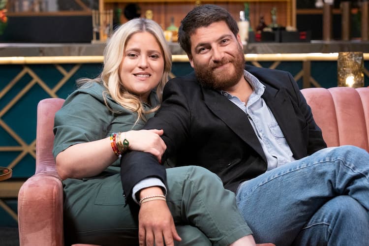 Adam Pally together with his wife Daniella Liben 