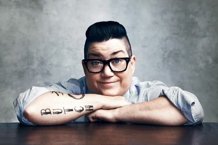 American comedian and actress Lea DeLaria