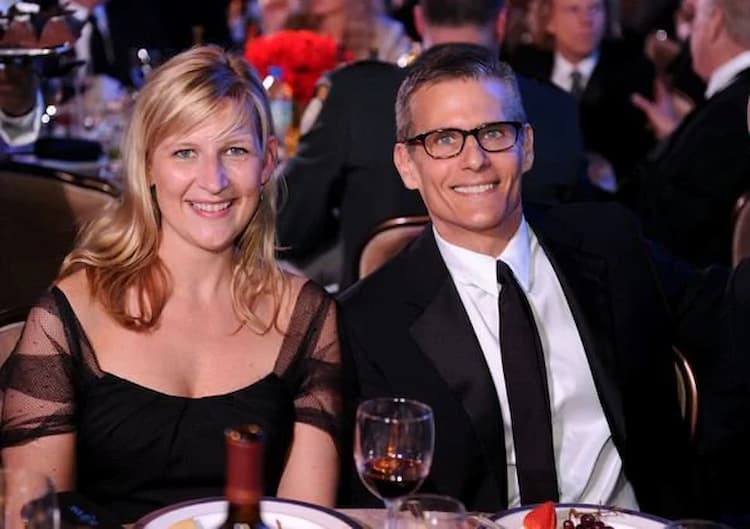 Dana Gould together with his ex Sue Naegle 