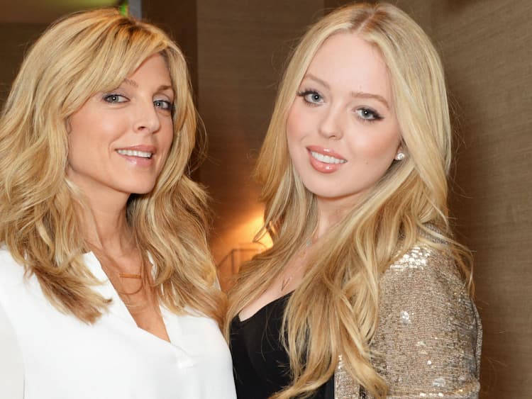 Marla Maples with her daughter Tiffany Trump