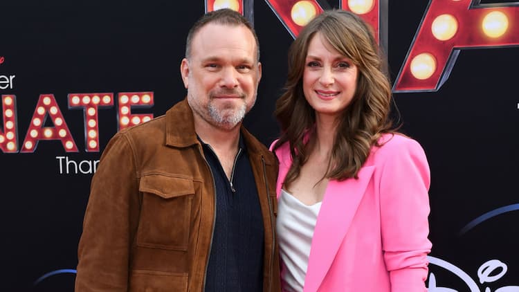 Norbert Leo Butz together with his partner Michelle Federer