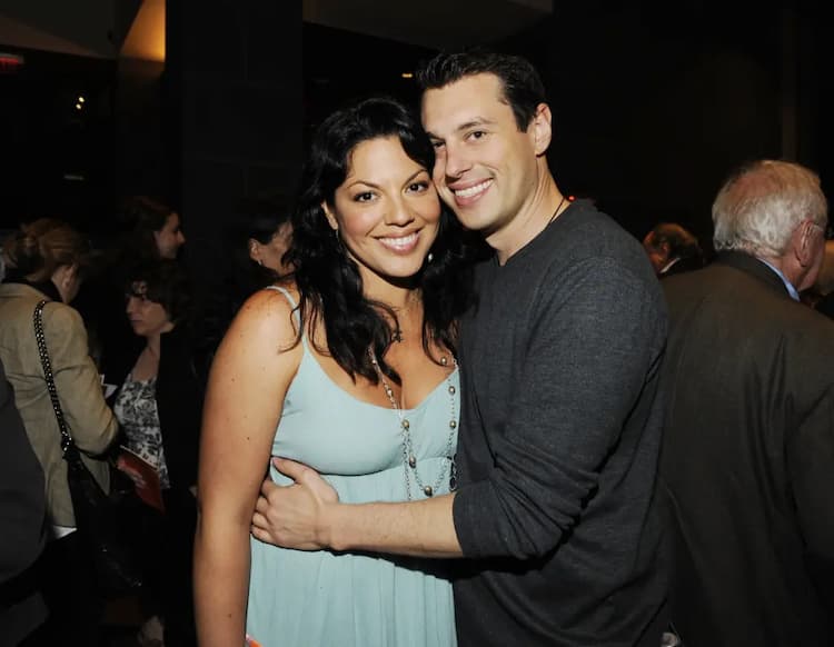 Sara Ramirez with her ex husband Ryan DeBolt 